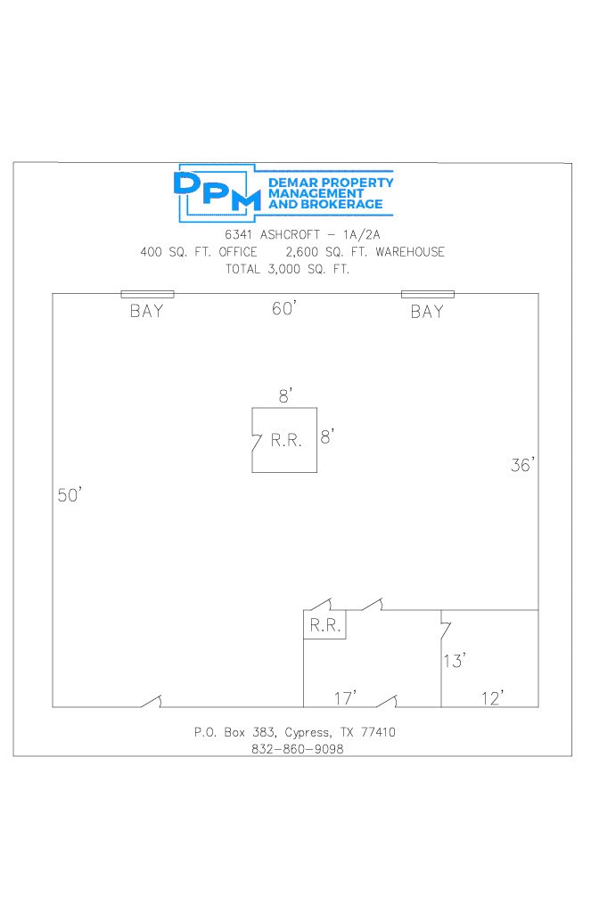 6301-6335 Ashcroft Dr, Houston, TX for lease Floor Plan- Image 1 of 1
