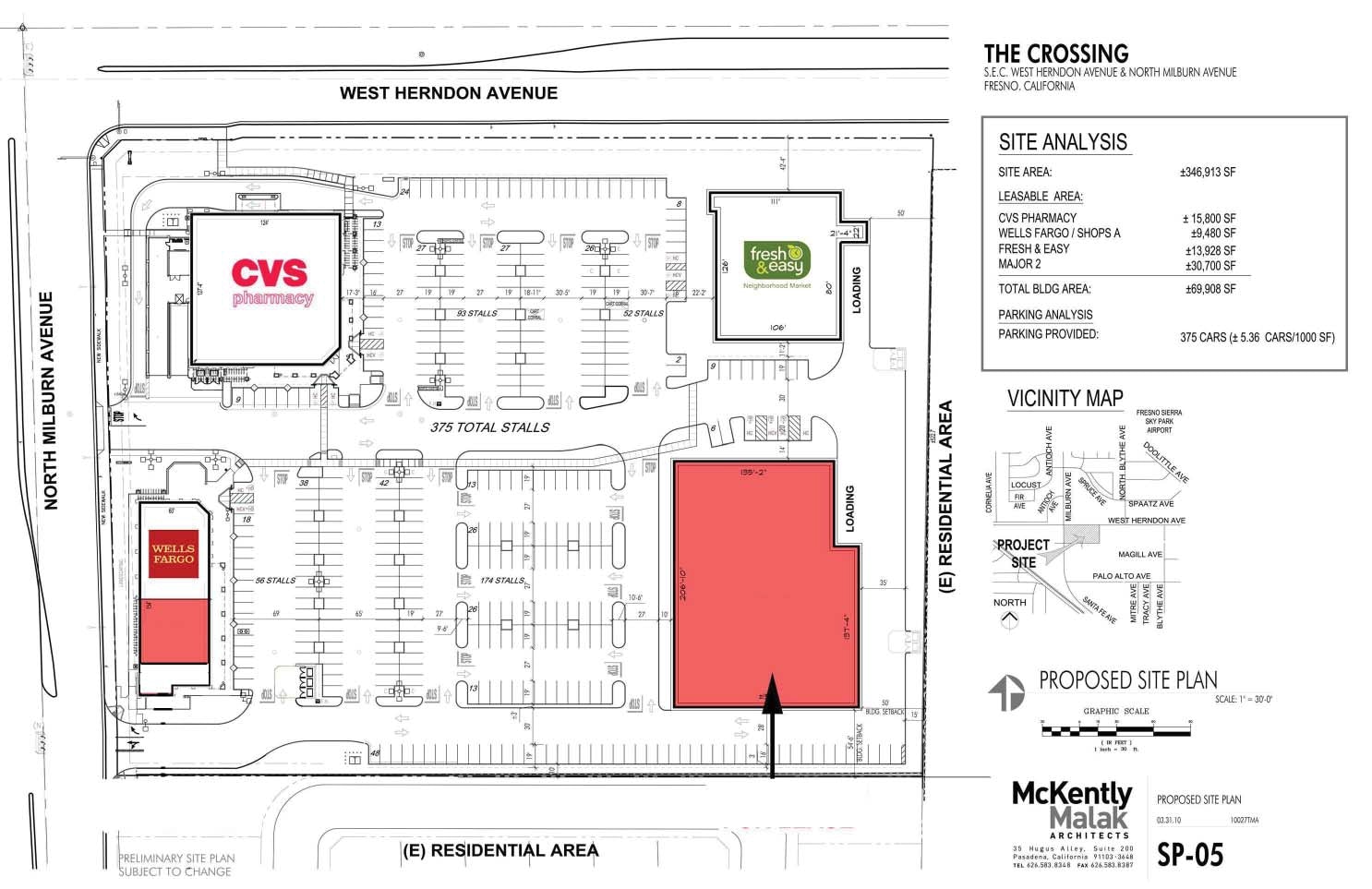 6800 N Milburn Ave, Fresno, CA for lease Site Plan- Image 1 of 1