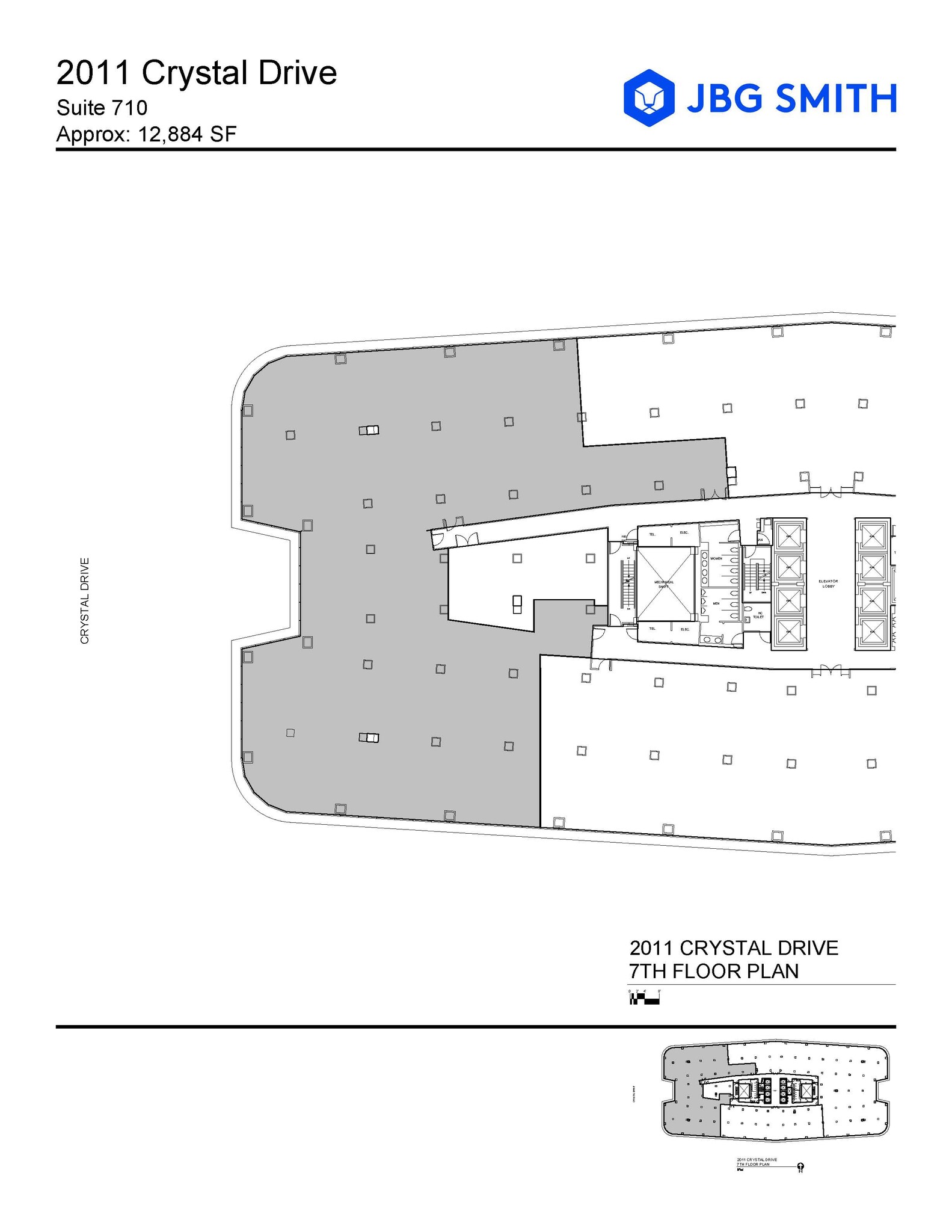 2011 Crystal Dr, Arlington, VA for lease Floor Plan- Image 1 of 1