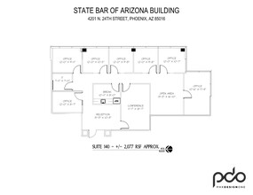 4201 N 24th St, Phoenix, AZ for lease Site Plan- Image 1 of 1