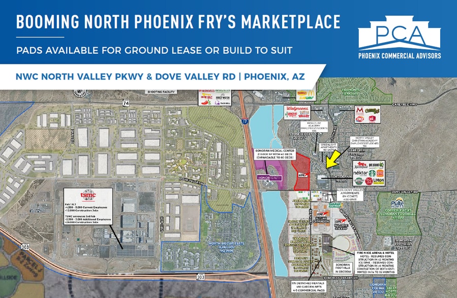 North Valley Pkwy & Dove Valley Rd (NWC), Phoenix, AZ for sale - Building Photo - Image 2 of 3