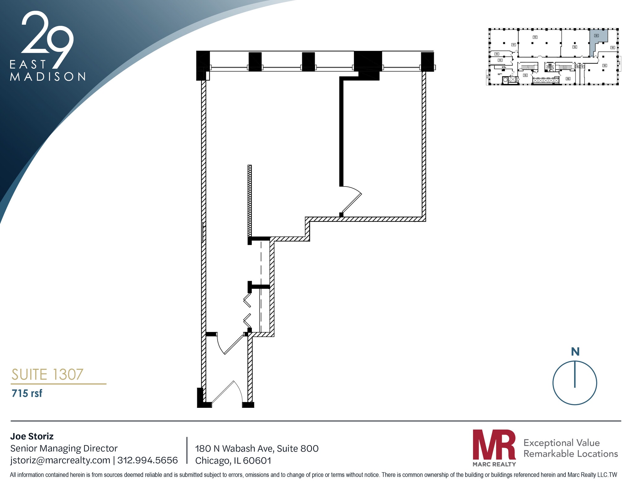 29 E Madison St, Chicago, IL for lease Floor Plan- Image 1 of 1