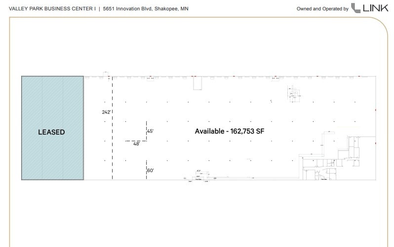 5651 Innovation Blvd, Shakopee, MN for lease Floor Plan- Image 1 of 1