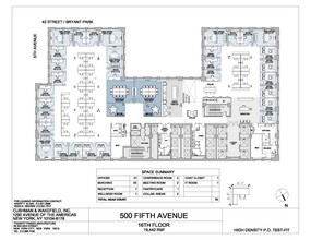 500 Fifth Ave, New York, NY for lease Floor Plan- Image 2 of 3