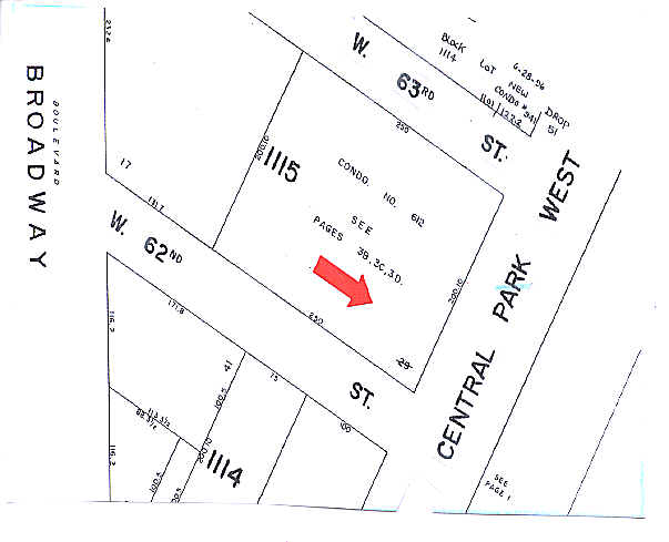 25 Central Park W, New York, NY for lease - Plat Map - Image 2 of 14