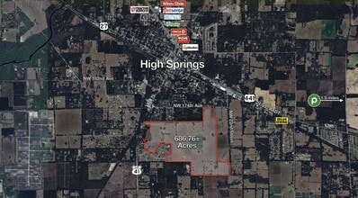 0 Bridlewood of High Springs, High Springs, FL - AERIAL map view