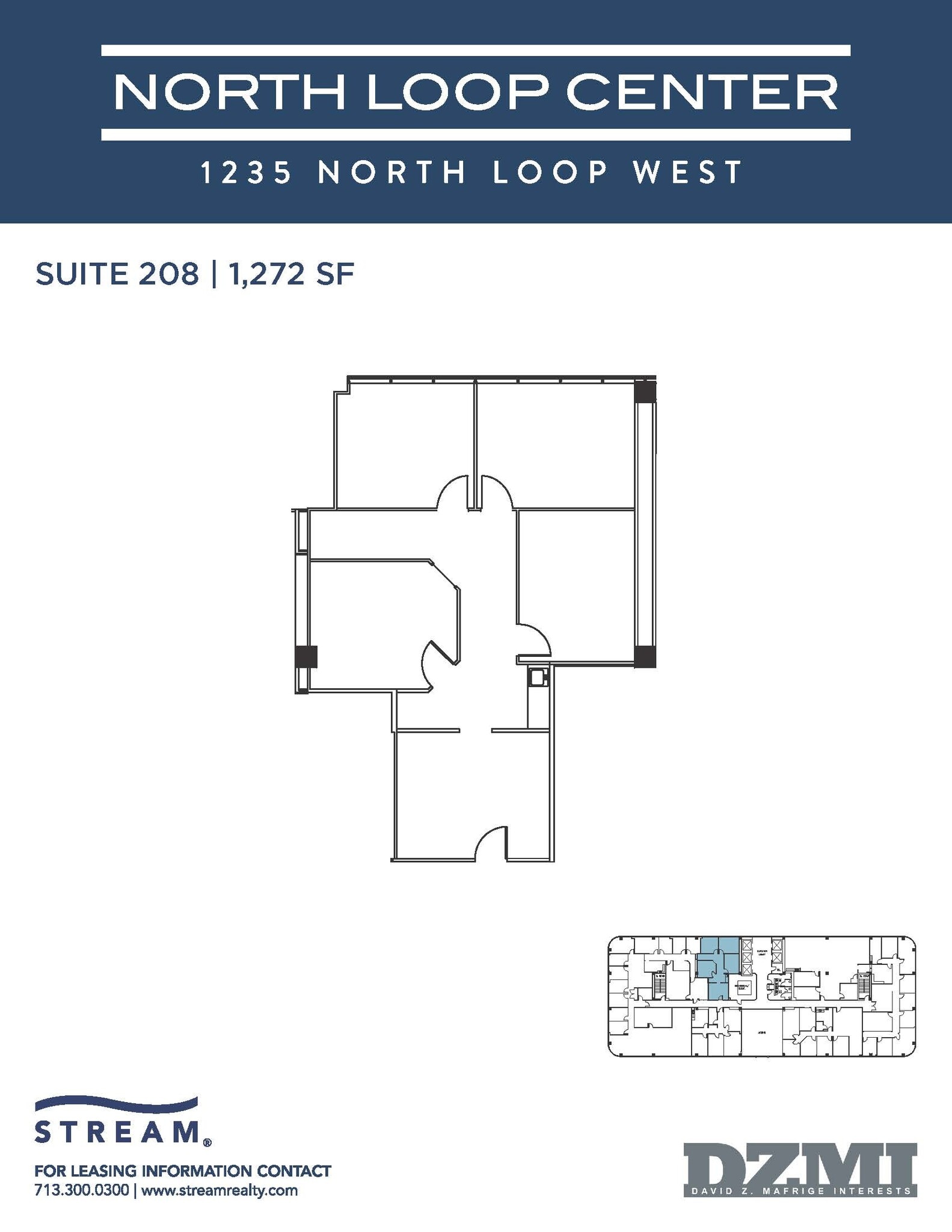 1235 North Loop W, Houston, TX for lease Floor Plan- Image 1 of 1
