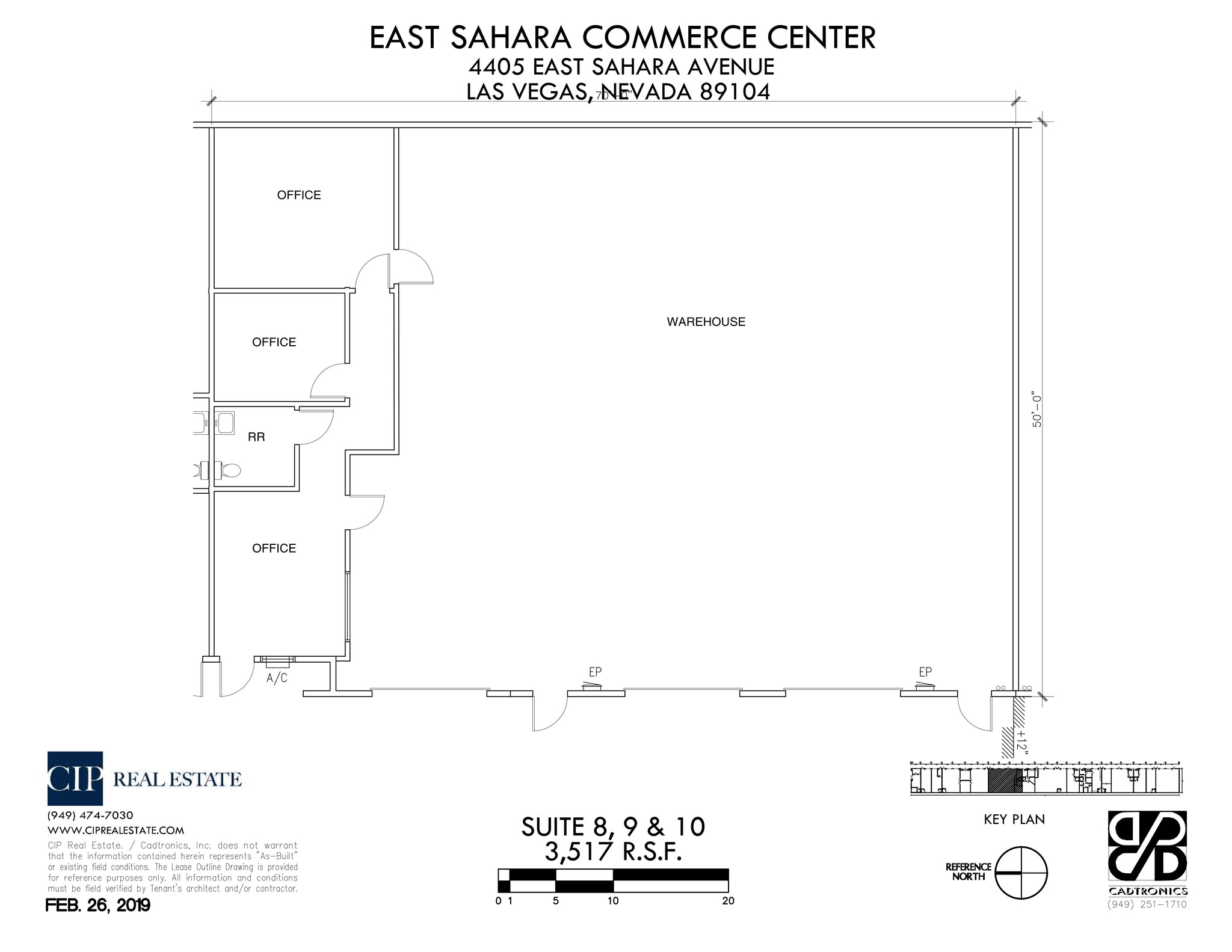4405 E Sahara Ave, Las Vegas, NV for lease Site Plan- Image 1 of 1