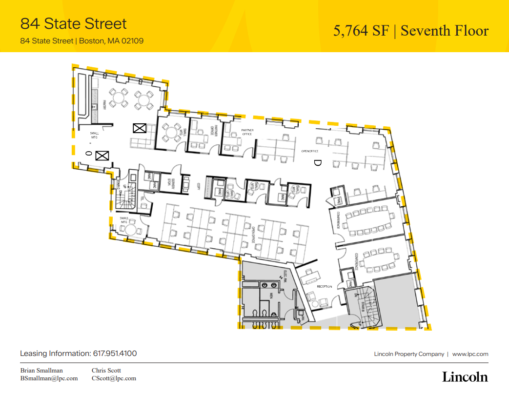 84 State St, Boston, MA for lease Floor Plan- Image 1 of 1