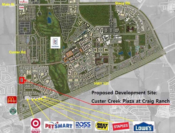 6675 S Custer Rd, McKinney, TX for sale Aerial- Image 1 of 1