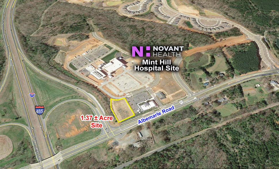 Albemarle Rd, Mint Hill, NC for sale - Aerial - Image 1 of 1