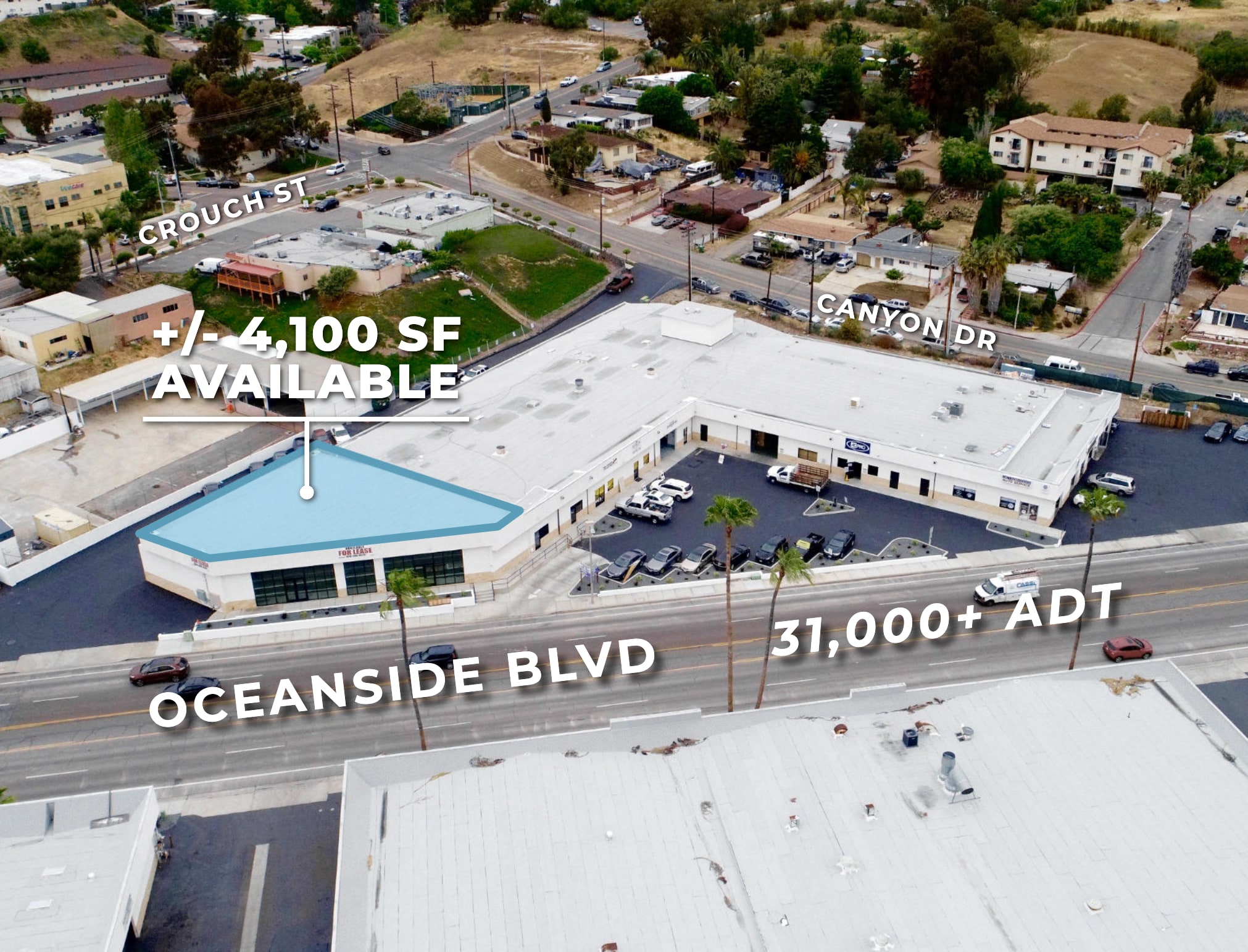2020 Oceanside Blvd, Oceanside, CA for lease Aerial- Image 1 of 1