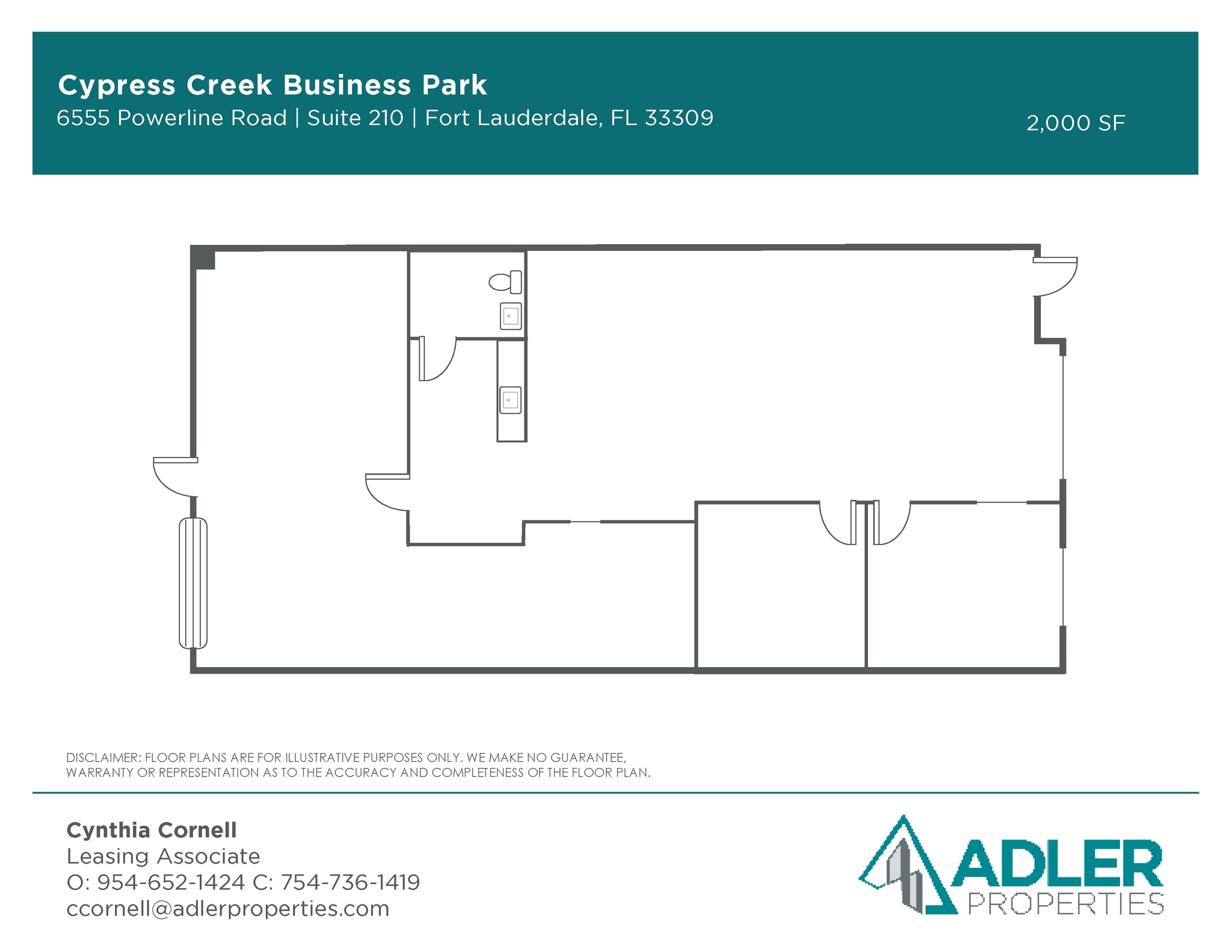 6555 Powerline Rd, Fort Lauderdale, FL for lease Floor Plan- Image 1 of 20