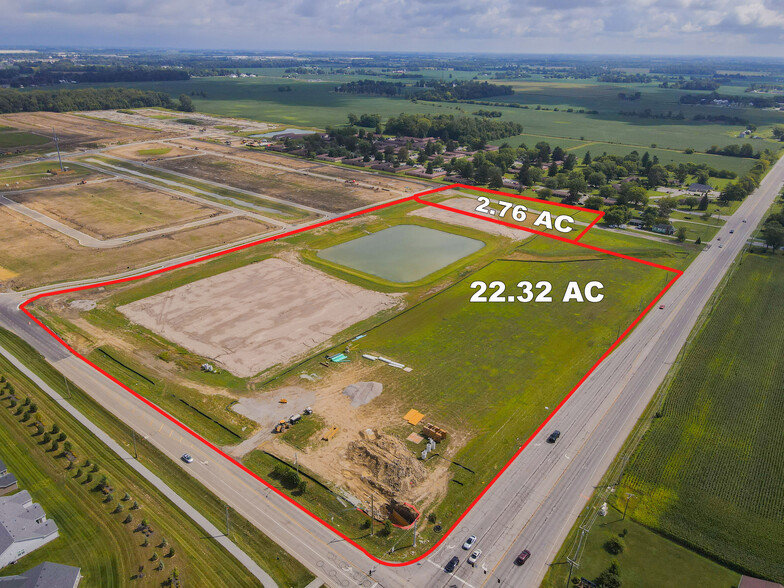 US 40 and South 700 West, Greenfield, IN for sale - Aerial - Image 1 of 5