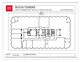 8585 N Stemmons Fwy, Dallas, TX for lease Floor Plan- Image 1 of 1