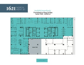 1621 N Kent St, Arlington, VA for lease Floor Plan- Image 1 of 1