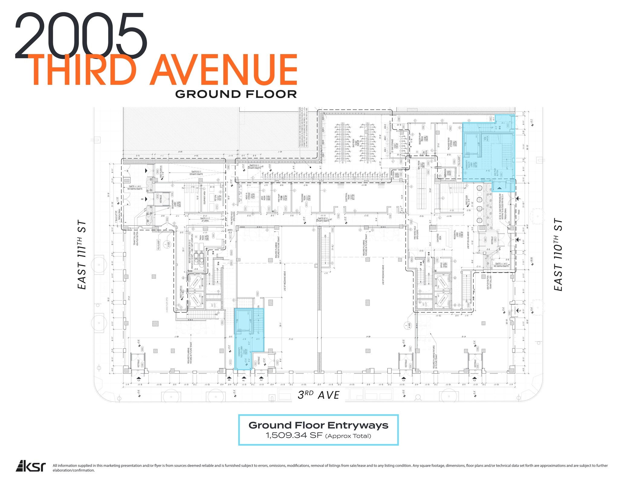2005 3rd Ave, New York, NY for lease Site Plan- Image 1 of 6