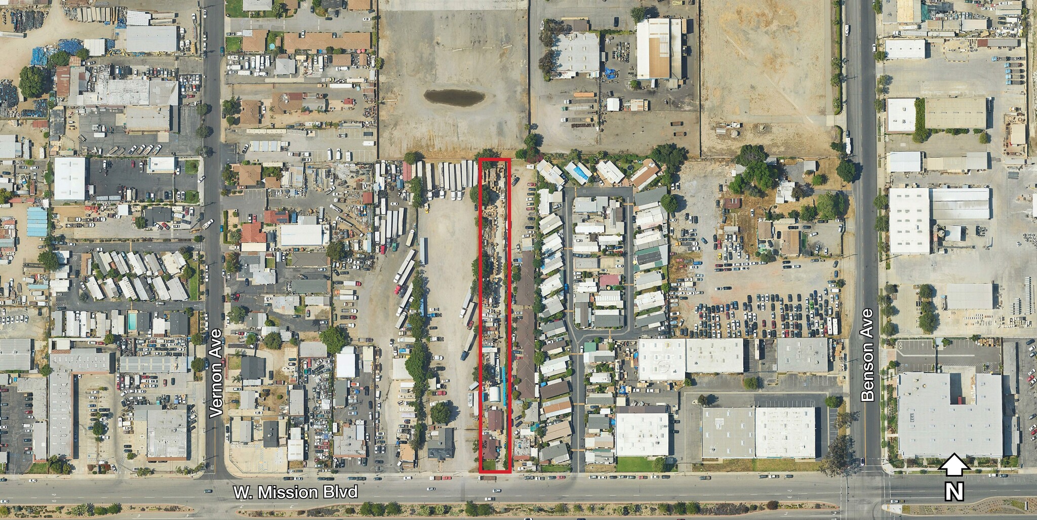 5580 W Mission Blvd, Ontario, CA for sale Aerial- Image 1 of 2