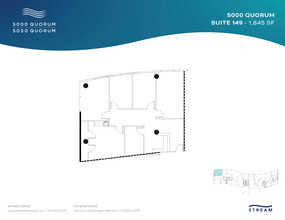 5000 Quorum Dr, Dallas, TX for lease Floor Plan- Image 1 of 1