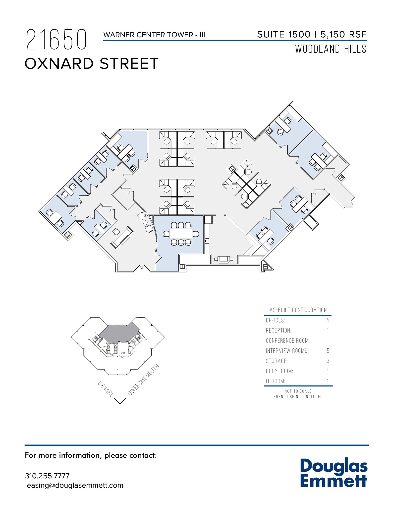 21650 Oxnard St, Woodland Hills, CA for lease Floor Plan- Image 1 of 1