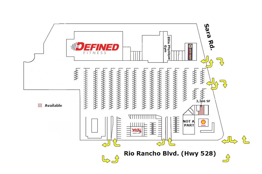 1600-1690 Rio Rancho Blvd SE, Rio Rancho, NM for lease - Site Plan - Image 2 of 7