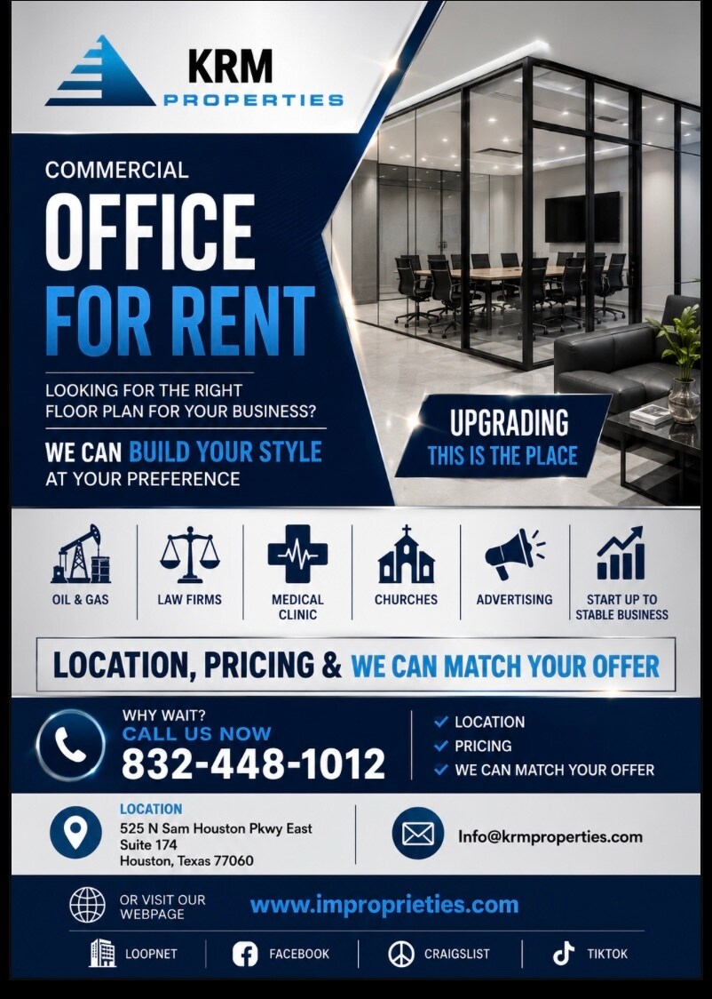 505 N Sam Houston Pky E, Houston, TX for lease Interior Photo- Image 1 of 1