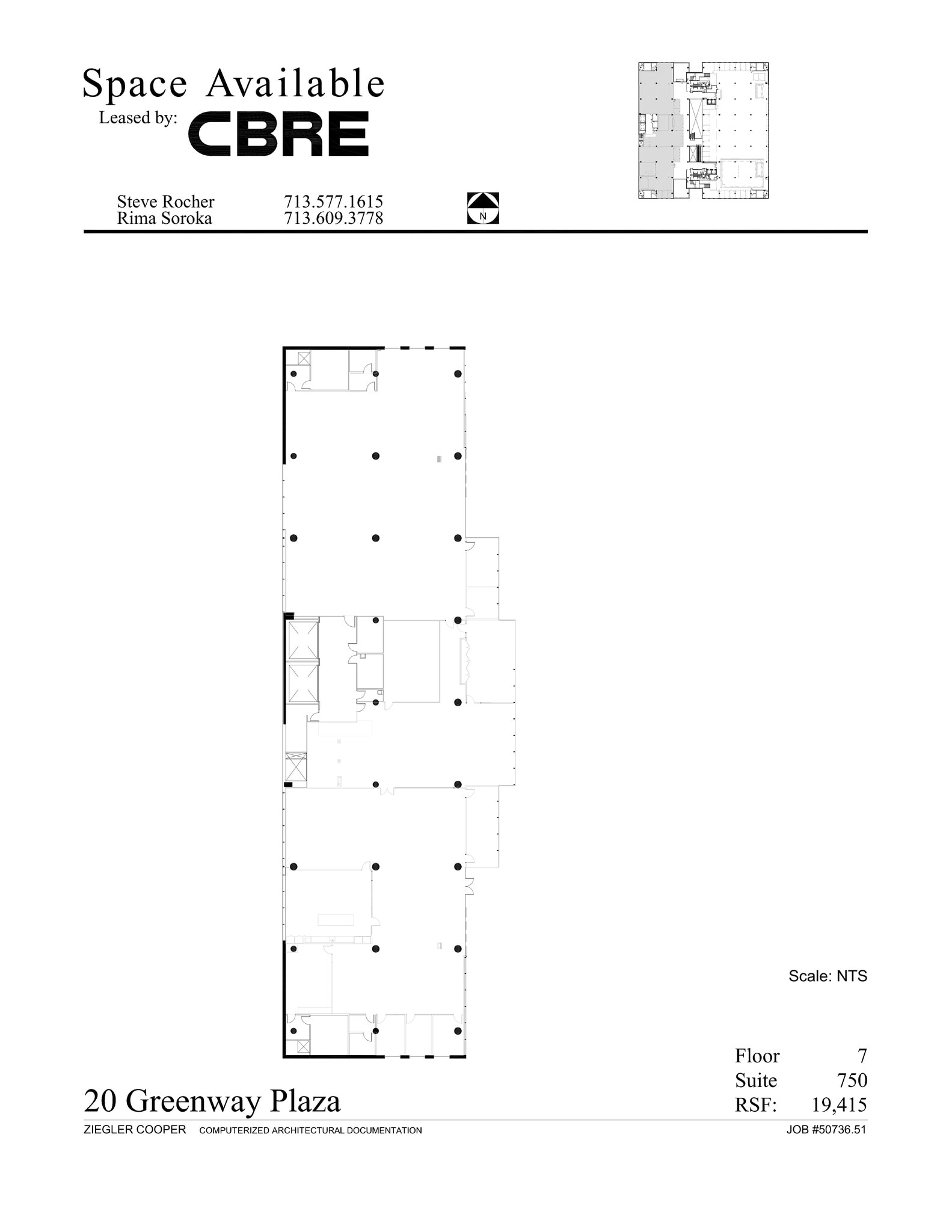 20 Greenway Plz, Houston, TX for lease Site Plan- Image 1 of 1