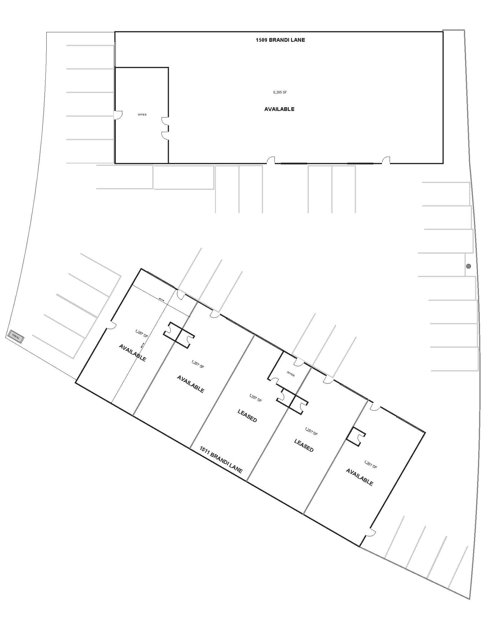 1511 Brandi Ln, Round Rock, TX for lease Site Plan- Image 1 of 1