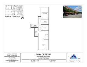 500 Grapevine Hwy, Hurst, TX for lease Floor Plan- Image 1 of 1