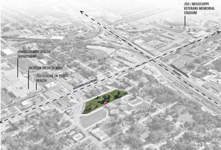 Bailey Ave Vardaman St, Jackson, MS - AERIAL  map view