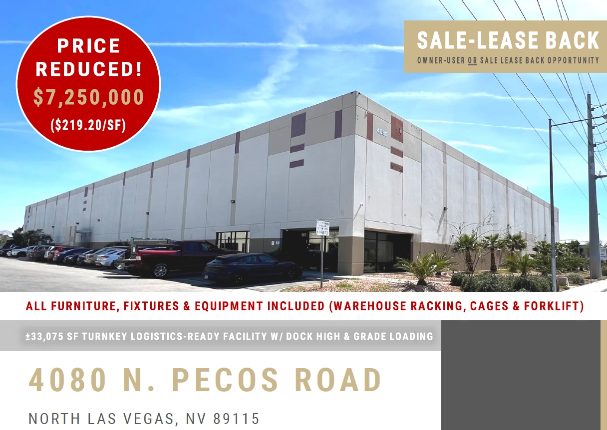 4080 N Pecos Rd, Las Vegas, NV for sale Primary Photo- Image 1 of 6