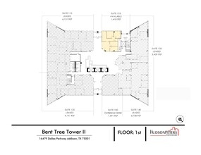16479 Dallas Pky, Addison, TX for lease Floor Plan- Image 1 of 1