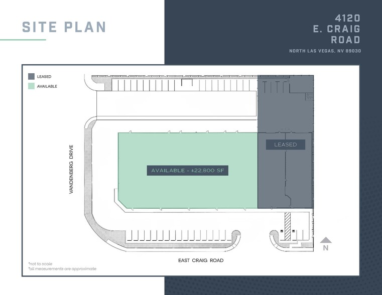 4120 E Craig Rd, North Las Vegas, NV for lease - Site Plan - Image 2 of 14