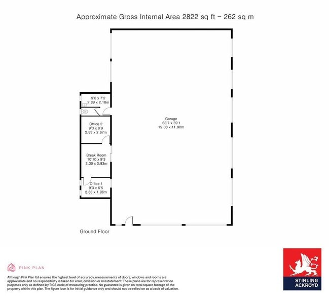1-5 Cumberland Rd, London for sale - Floor Plan - Image 2 of 14