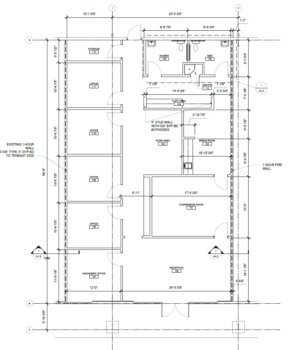 1515 Gunbarrel Rd, Chattanooga, TN for lease Typical Floor Plan- Image 1 of 1