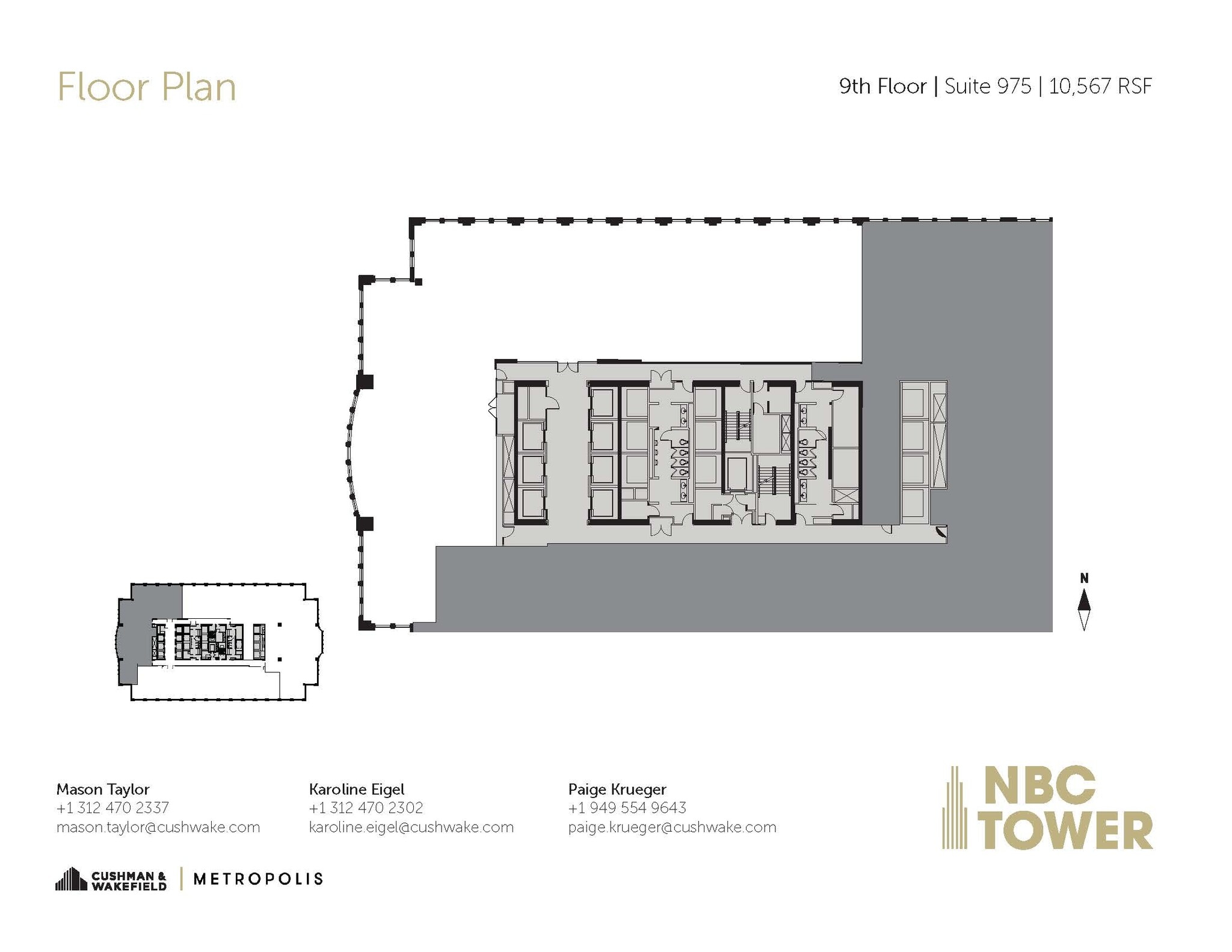455 N Cityfront Plaza Dr, Chicago, IL for lease Floor Plan- Image 1 of 1
