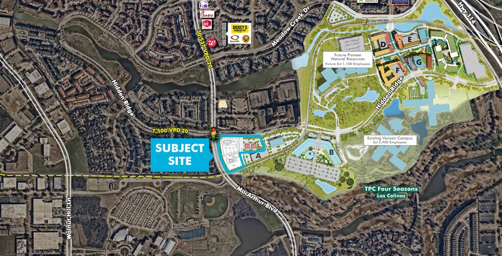 Hidden Ridge & MacArthur Blvd, Irving, TX for sale - Aerial - Image 1 of 1