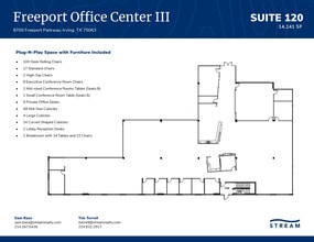 8700 Freeport Pkwy, Irving, TX for lease Floor Plan- Image 1 of 1