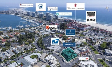 1033 B Ave, Coronado, CA - AERIAL map view - Image1