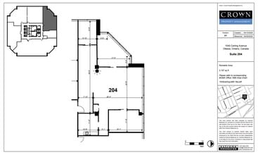1545 Carling Ave, Ottawa, ON for lease Floor Plan- Image 1 of 1
