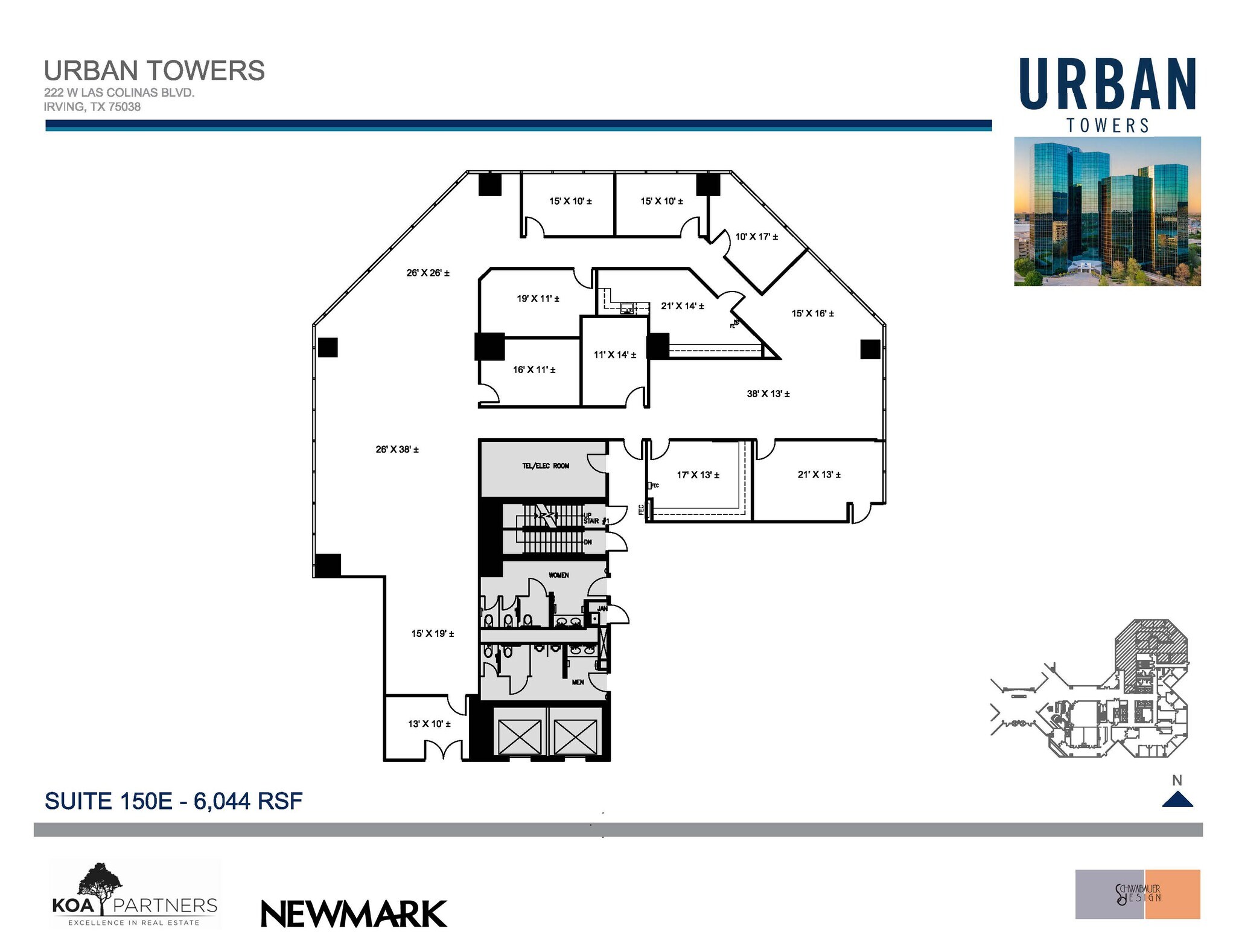 222 W Las Colinas Blvd, Irving, TX for lease Floor Plan- Image 1 of 1