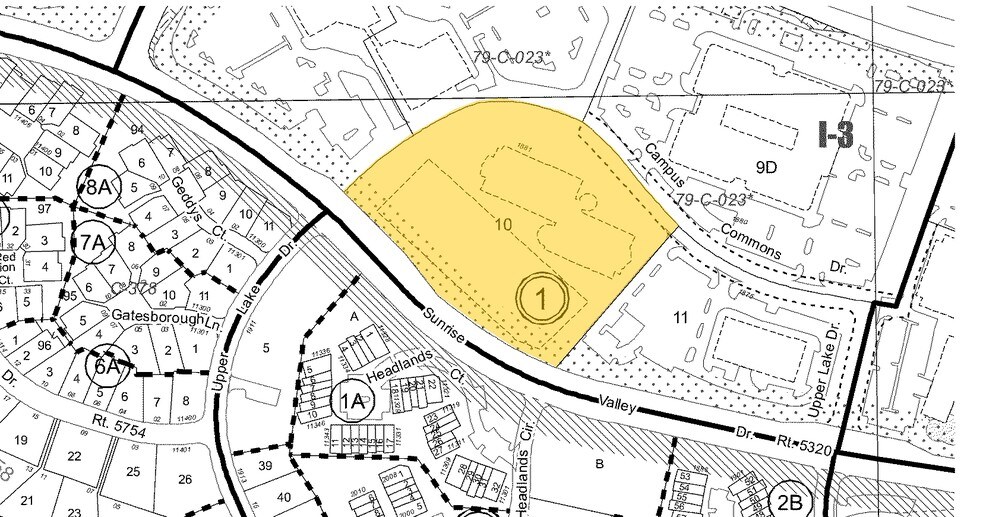 1881 Campus Commons Dr, Reston, VA for sale - Plat Map - Image 1 of 1