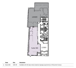 7514 Wisconsin Ave, Bethesda, MD for lease Floor Plan- Image 1 of 1