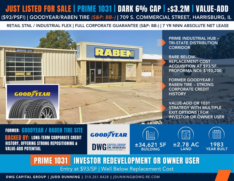 709 S Commercial St, Harrisburg, IL for lease - Building Photo - Image 1 of 17