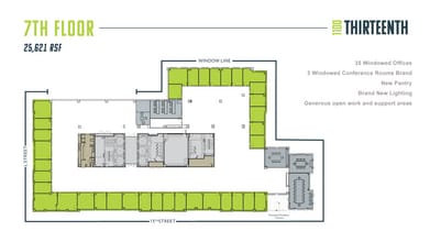 1100 13th St NW, Washington, DC for lease Floor Plan- Image 1 of 10