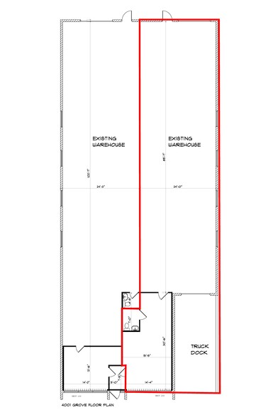 4001 Grove Ave, Gurnee, IL for lease - Floor Plan - Image 1 of 1