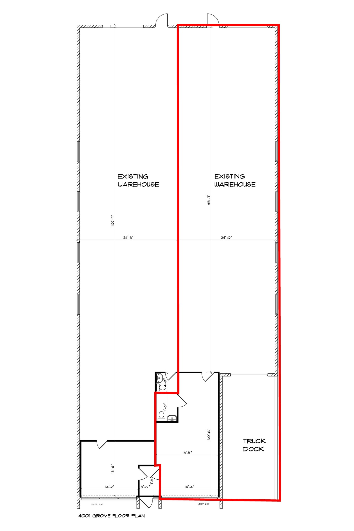 4001 Grove Ave, Gurnee, IL for lease Floor Plan- Image 1 of 2