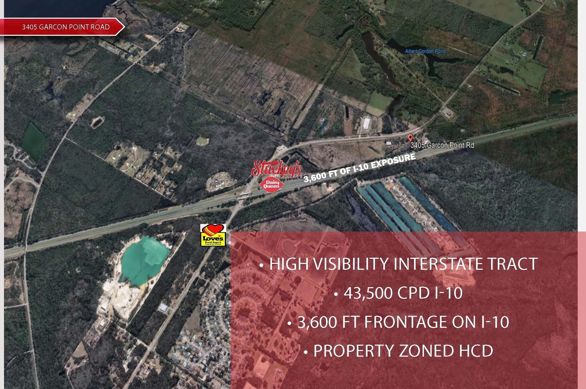 3405 Garcon Point Rd, Milton, FL for sale Aerial- Image 1 of 1