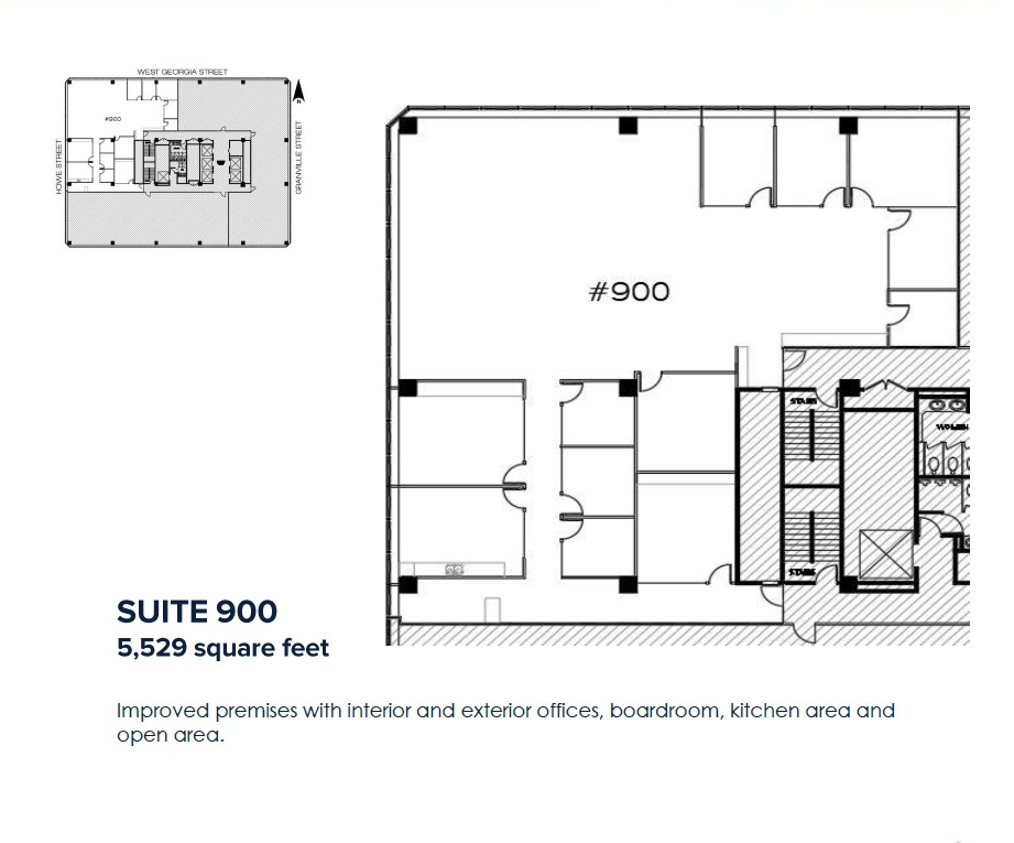 700 W Georgia St, Vancouver, BC for lease Floor Plan- Image 1 of 1