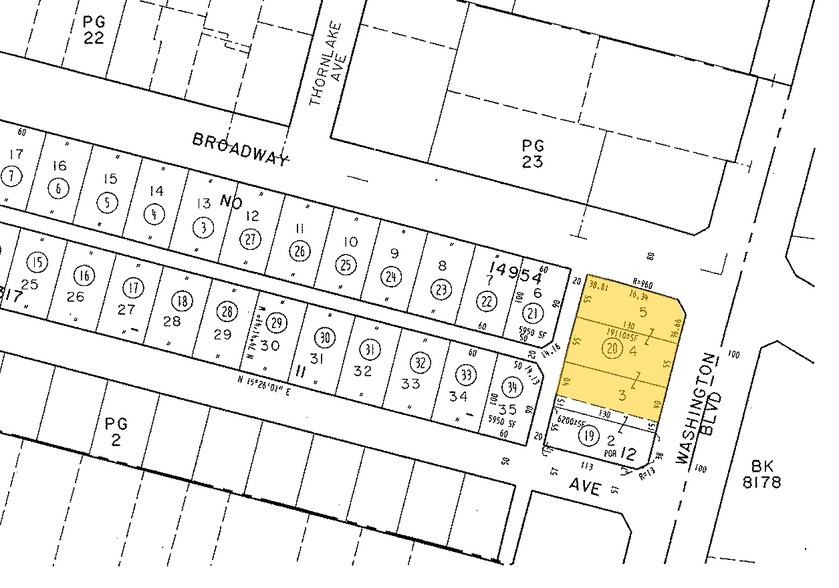 11347 Washington Blvd, Whittier, CA for sale - Plat Map - Image 1 of 1